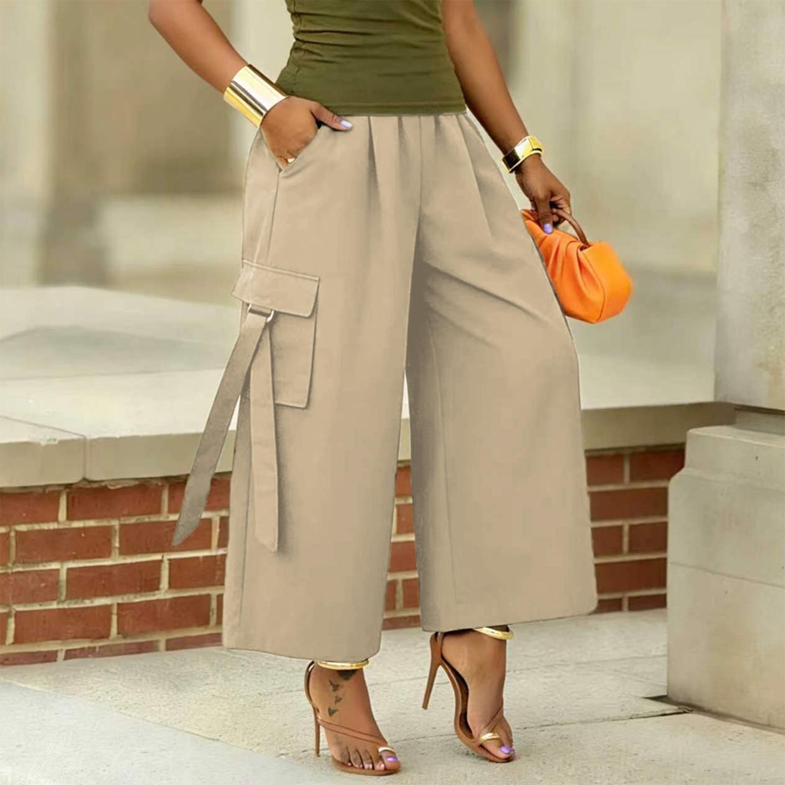 Women s Fashion Color Elastic High Waist Wide Leg Loose Casual Pants XL хакі
Women s Fashion Color Elastic High Waist Wide Leg Loose Casual Pants XL хакі