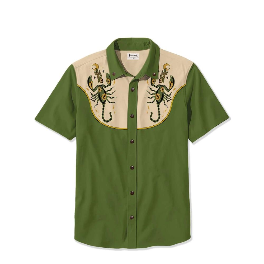 Summer Men s Western Cowboy Style Short Sleeve Shirt Comfortable Breathable Summer Fashion Women s Shirt Top S
Summer Men s Western Cowboy Style Short Sleeve Shirt Comfortable Breathable Summer Fashion Women s Shirt Top S
