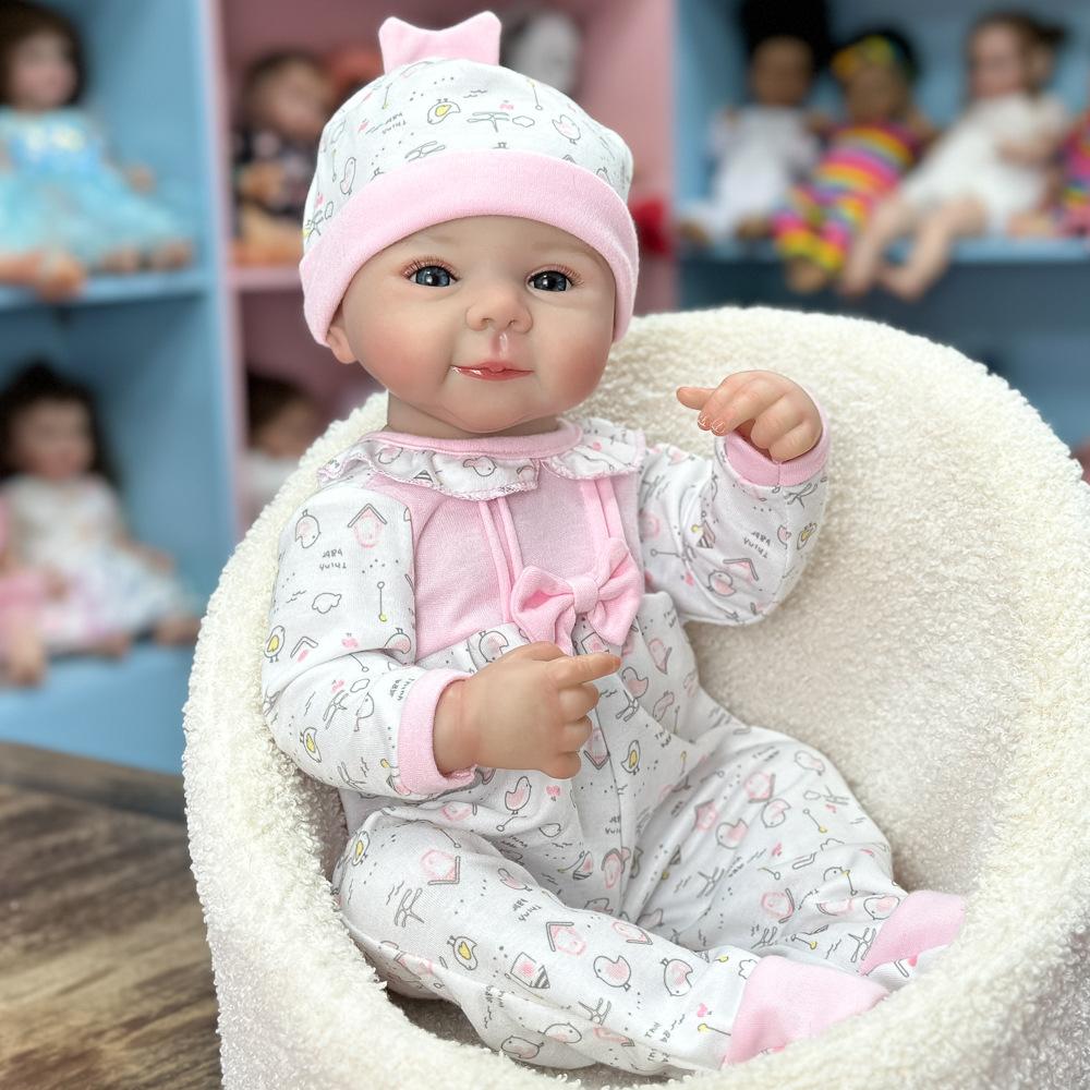 20Inch/50cm Reborn Baby Doll Soft Silicone Vinyl Realistic Newborn Toy Gift for Kids girl рожевий
20Inch/50cm Reborn Baby Doll Soft Silicone Vinyl Realistic Newborn Toy Gift for Kids girl рожевий