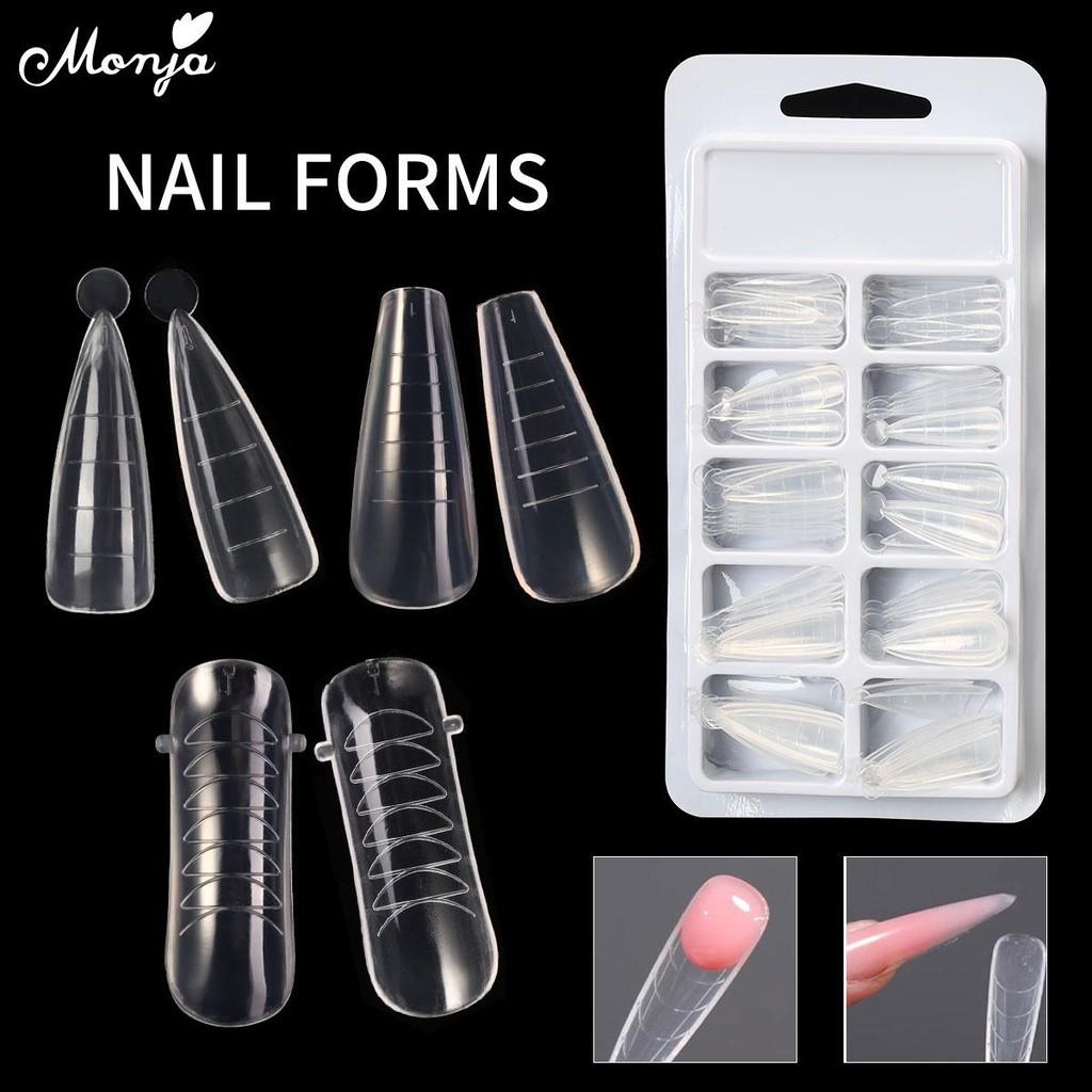 Monja 100Pcs Nail Mold Forms for Poly Extension Gel False Nails Tips Acrylic Fake Finger Quick Building Sculpted Mold DIY Manicure Design Tools
Monja 100Pcs Nail Mold Forms for Poly Extension Gel False Nails Tips Acrylic Fake Finger Quick Building Sculpted Mold DIY Manicure Design Tools