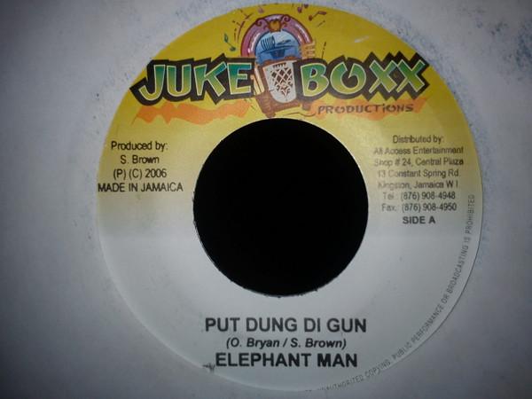 7inch Record ELEPHANT MAN - Put Dung Di Gun NONE Juke Boxx Produ 2006 Jamaica Reggae, Ska & Dub Used
7inch Record ELEPHANT MAN - Put Dung Di Gun NONE Juke Boxx Produ 2006 Jamaica Reggae, Ska & Dub Used