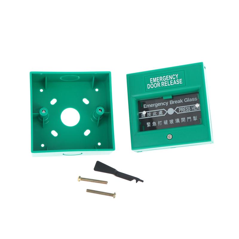 Fire Alarm Emergency Door Release Breaking Glass Switch Exit Button Accessory Glass Breaking Switch 1PC
Fire Alarm Emergency Door Release Breaking Glass Switch Exit Button Accessory Glass Breaking Switch 1PC