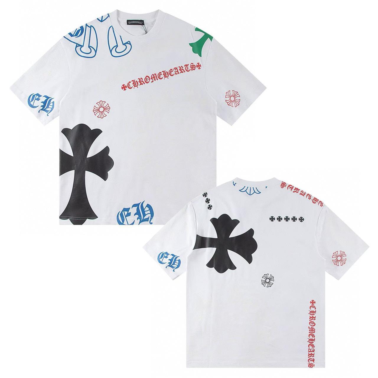 W363 CHROME HEARTS 2026 Summer New High Quality Cotton Round Neck Loose Large Size Men s and Women s T-shirt Couple T-shirt XL білий
W363 CHROME HEARTS 2026 Summer New High Quality Cotton Round Neck Loose Large Size Men s and Women s T-shirt Couple T-shirt XL білий
