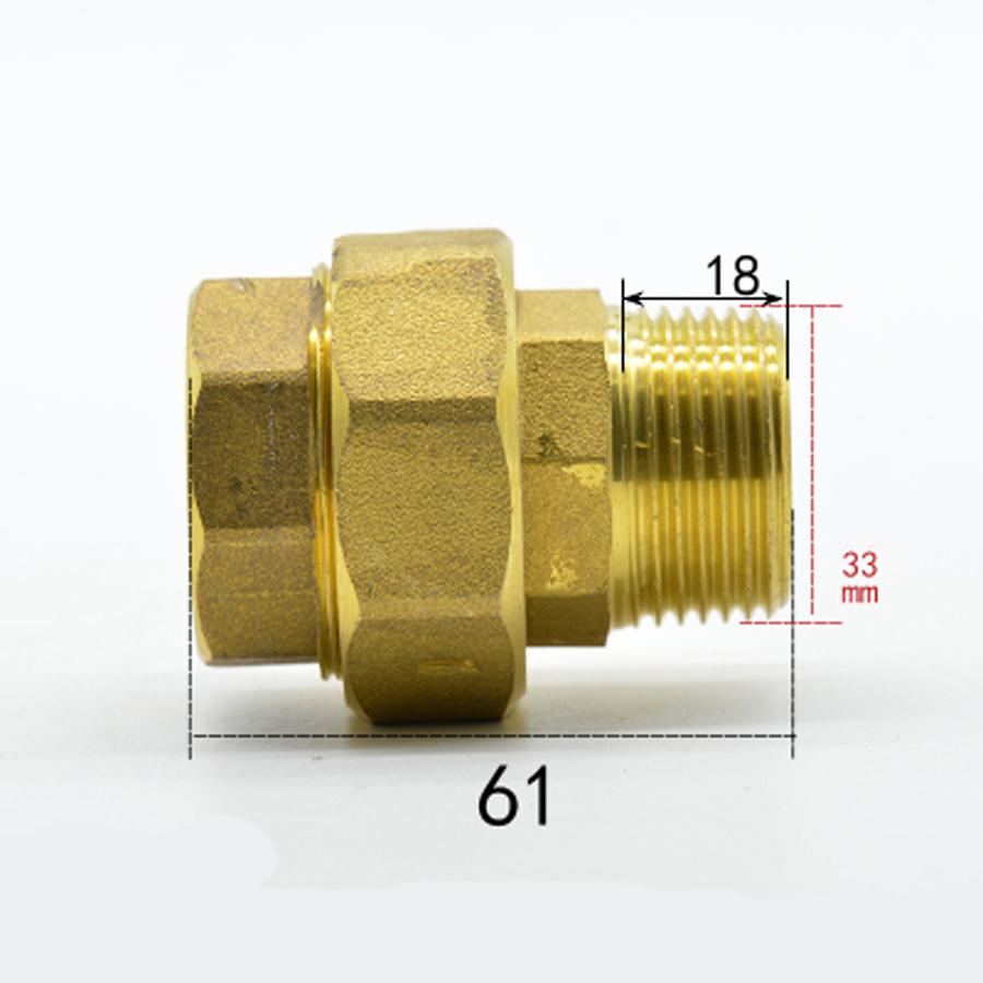 DN25 G 1 BSPP Female to Male Brass Socket Union Coupler Connector Adapter Water Gas Oil 1 pc
DN25 G 1 BSPP Female to Male Brass Socket Union Coupler Connector Adapter Water Gas Oil 1 pc
