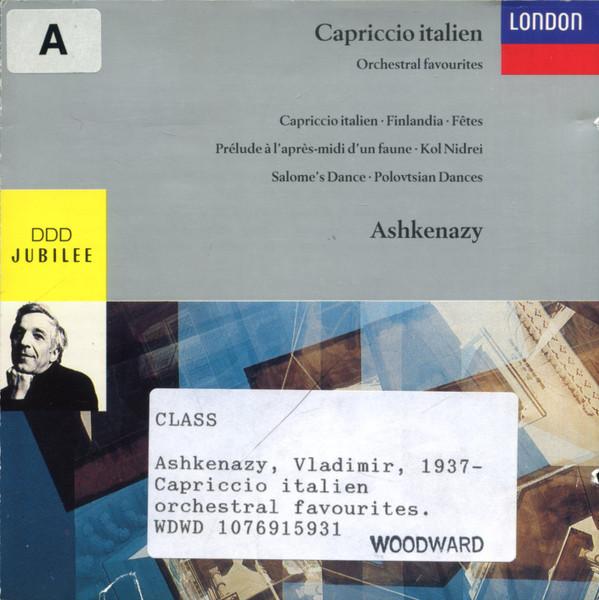 CD TCHAIKOVSKY, ASHKENAZY; CLEVELAND O - Capriccio Italien 4307302 London Records 1991 US Classical Used
CD TCHAIKOVSKY, ASHKENAZY; CLEVELAND O - Capriccio Italien 4307302 London Records 1991 US Classical Used