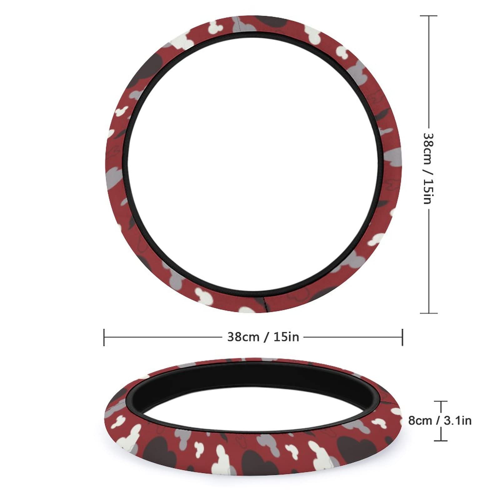 Mouse with Large Black Ears, Anime Character Goods, Popular, Steering Wheel Cover, For Light чёрный
Mouse with Large Black Ears, Anime Character Goods, Popular, Steering Wheel Cover, For Light чёрный