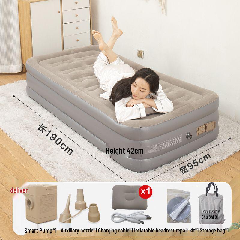 Самороздувна портативна двомісна надувна матрац-ліжко для дому та вулиці One-touch Rechargeable Lithium Battery Air Pump
Самороздувна портативна двомісна надувна матрац-ліжко для дому та вулиці One-touch Rechargeable Lithium Battery Air Pump