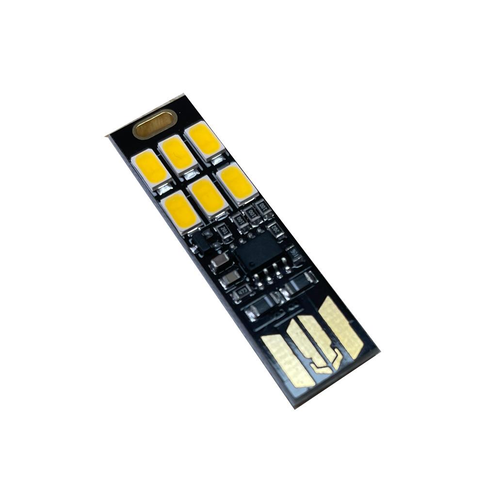 Portable Mini 5730 USB 6LED SMD Light 5V Touch Sensor Dimmable Night Light White for Power Bank Computer Laptop PC Book Reading Warm White
Portable Mini 5730 USB 6LED SMD Light 5V Touch Sensor Dimmable Night Light White for Power Bank Computer Laptop PC Book Reading Warm White