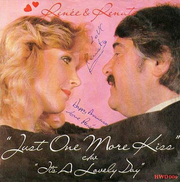 7inch Record RENÉE & RENATO - Just One More Kiss / It s A Lovely HWD006 Hollywood Recor 1983 UK Pop Used
7inch Record RENÉE & RENATO - Just One More Kiss / It s A Lovely HWD006 Hollywood Recor 1983 UK Pop Used