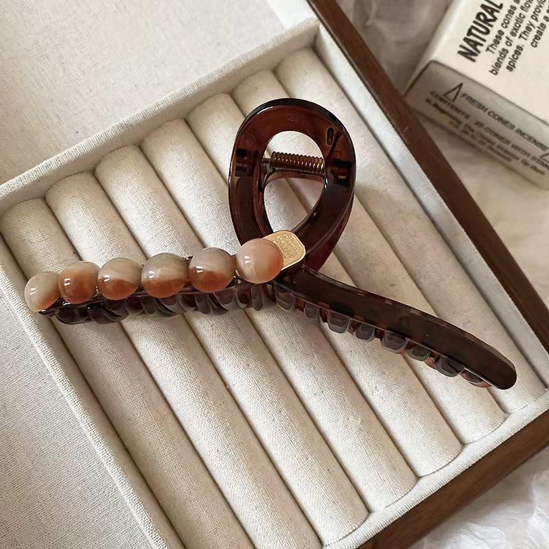 2024 Элегантный зажим для волос со стразами и жемчугом: Универсальная французская заколка-акула для женщин
2024 Элегантный зажим для волос со стразами и жемчугом: Универсальная французская заколка-акула для женщин