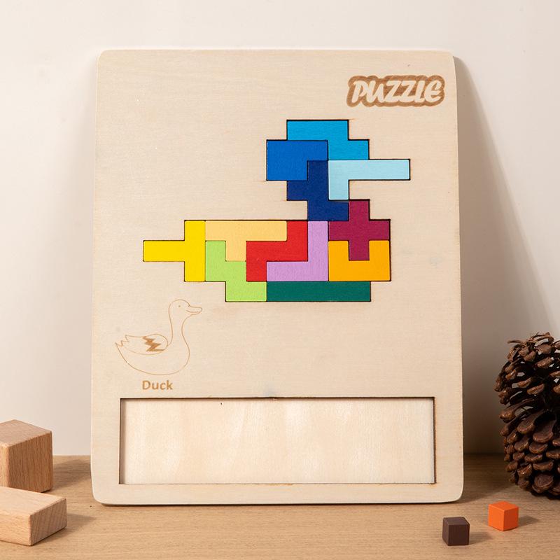 Children s Educational Wooden Tetris Puzzle Blocks for Early Intellectual Development
Children s Educational Wooden Tetris Puzzle Blocks for Early Intellectual Development