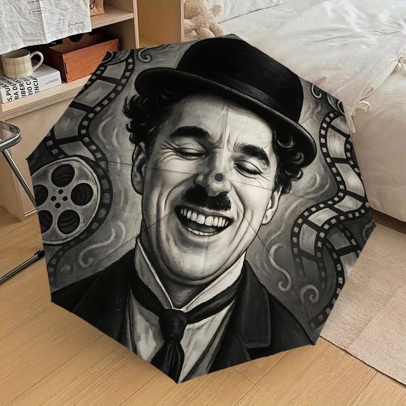 1pc Charlie Chaplin Automatic Folding Umbrella, Portable Collapsible Design, Casual Outdoor Accessory L1127117
1pc Charlie Chaplin Automatic Folding Umbrella, Portable Collapsible Design, Casual Outdoor Accessory L1127117