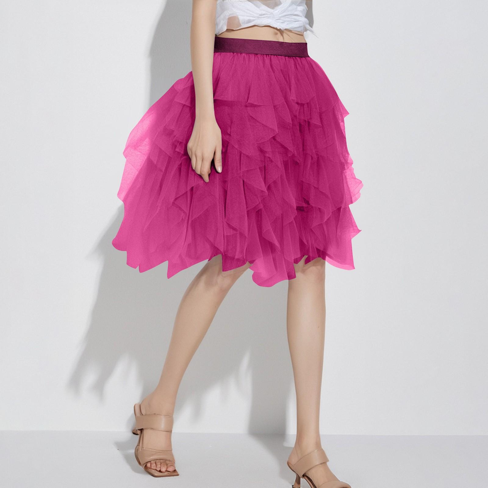 Women s Fashion Casual Knee-Length Skirt -Color Tulle Puff Skirt One Size
Women s Fashion Casual Knee-Length Skirt -Color Tulle Puff Skirt One Size