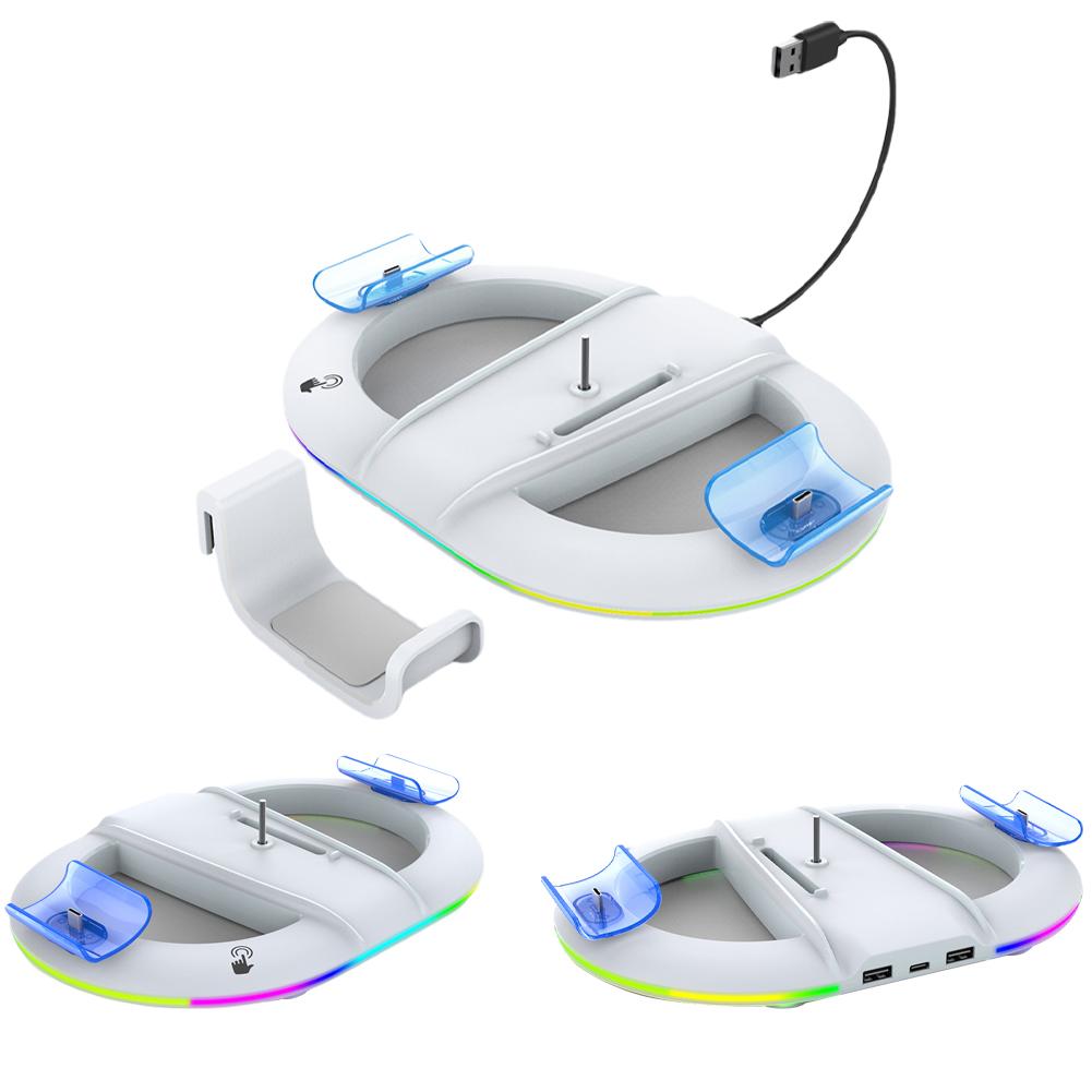 Тонкая консольная вертикальная подставка с подсветкой Atmosphere RGB, подставка под RGB, игровая консоль, кронштейн для PS5 Slim Disc Digital Edition чёрный
Тонкая консольная вертикальная подставка с подсветкой Atmosphere RGB, подставка под RGB, игровая консоль, кронштейн для PS5 Slim Disc Digital Edition чёрный