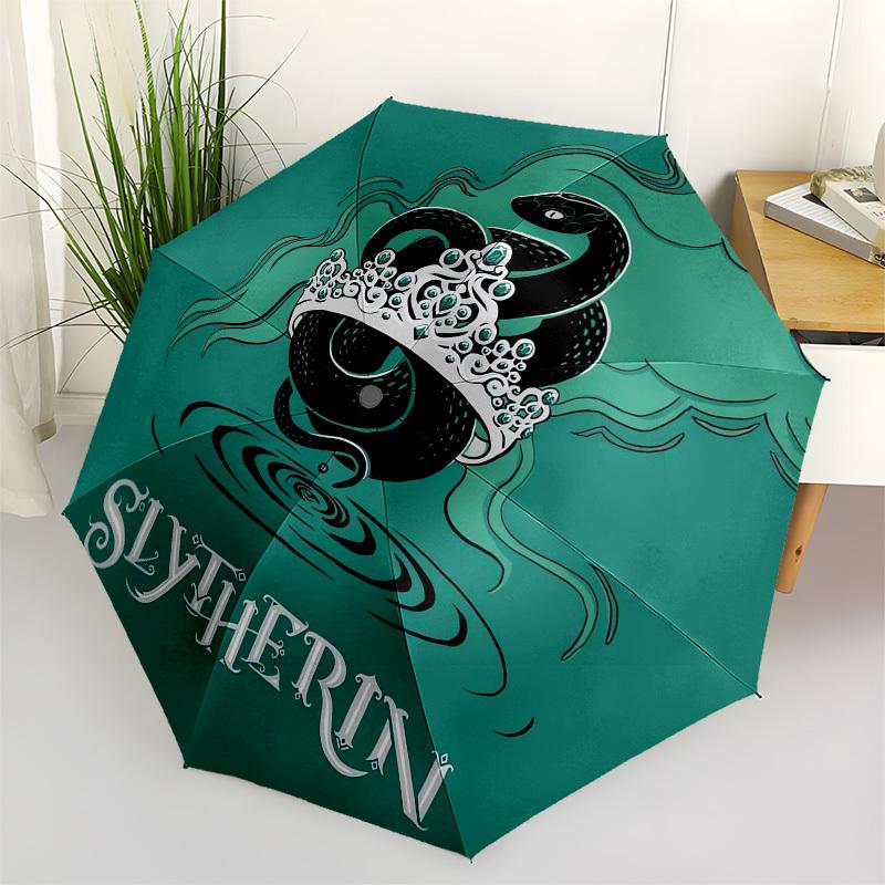 1pc Slytherin Snake Crown Crest Umbrella with Plastic Handle,Cartoon Pattern,Suitable for All Seasons Multi-functional Umbrella395
1pc Slytherin Snake Crown Crest Umbrella with Plastic Handle,Cartoon Pattern,Suitable for All Seasons Multi-functional Umbrella395