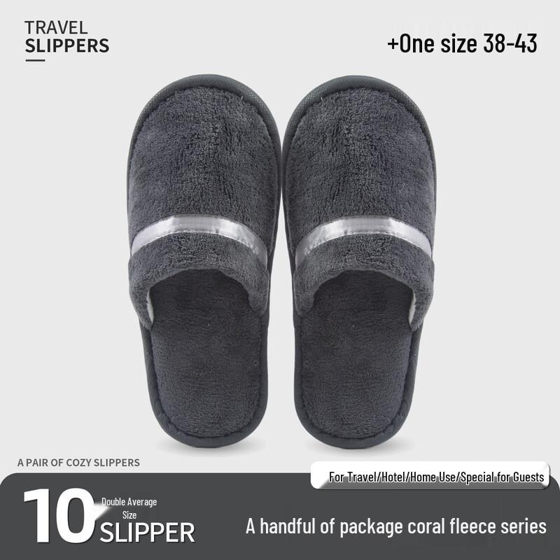 Men s Disposable Foldable Coral Fleece Slippers (10 Pairs)
Men s Disposable Foldable Coral Fleece Slippers (10 Pairs)