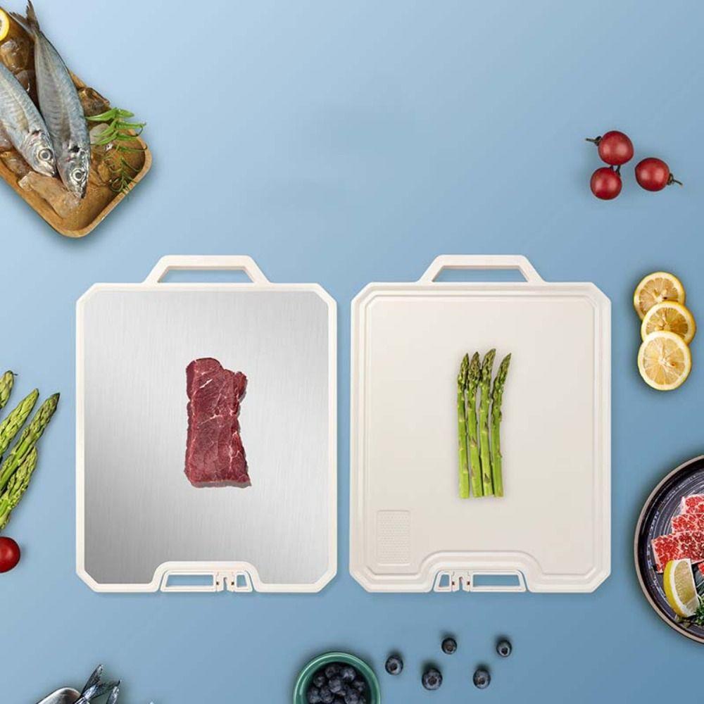 Antibacterial Chopping Board Thickened Chopping Block Double-sided Cutting Board Fruit S
Antibacterial Chopping Board Thickened Chopping Block Double-sided Cutting Board Fruit S