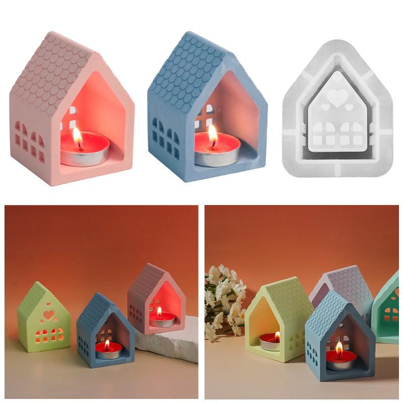 Love House Candlestick Silicone Mold Small House Atmosphere Lamp Plaster Candle Ornament Mold
Love House Candlestick Silicone Mold Small House Atmosphere Lamp Plaster Candle Ornament Mold
