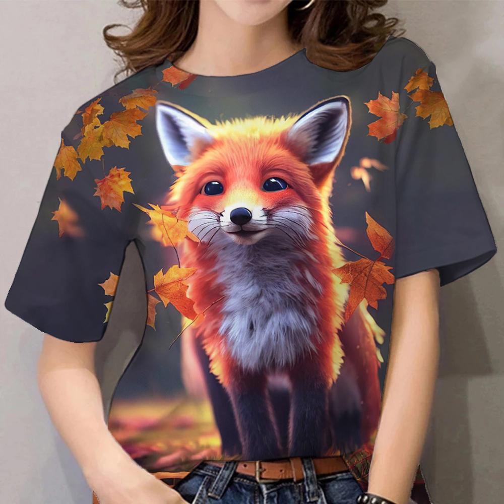 3D мультяшный принт с животными, модный милый рисунок лисы, женские футболки, повседневные летние футболки с короткими рукавами, топы, женская одежда, пуловер 8XL
3D мультяшный принт с животными, модный милый рисунок лисы, женские футболки, повседневные летние футболки с короткими рукавами, топы, женская одежда, пуловер 8XL