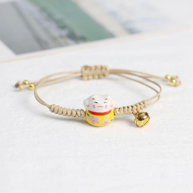 Мультяшный Милый Браслет-оберег из плетеной нити Женский Керамический браслет из Цзиндэчжэня Мужской Этнический стиль Кошачий ремешок для переноски Yellow
Мультяшный Милый Браслет-оберег из плетеной нити Женский Керамический браслет из Цзиндэчжэня Мужской Этнический стиль Кошачий ремешок для переноски Yellow