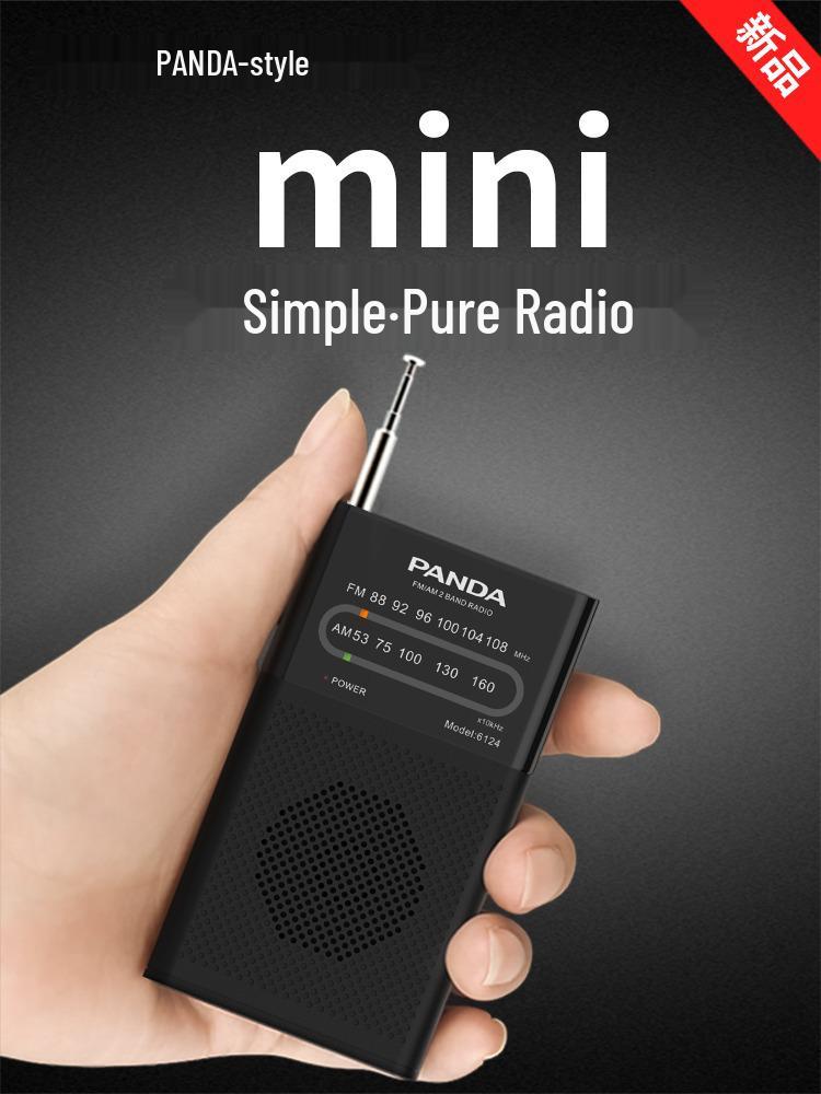 Panda6124 Nostalgic Portable FM Radio for Seniors Standard чорний
Panda6124 Nostalgic Portable FM Radio for Seniors Standard чорний