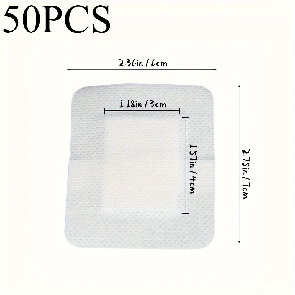 50PCS/Set 6 * 7cm Large Non-woven Medical Adhesive Wound Dressing Band Aid, Easy To Tear, Protective Gear, Household Application
50PCS/Set 6 * 7cm Large Non-woven Medical Adhesive Wound Dressing Band Aid, Easy To Tear, Protective Gear, Household Application