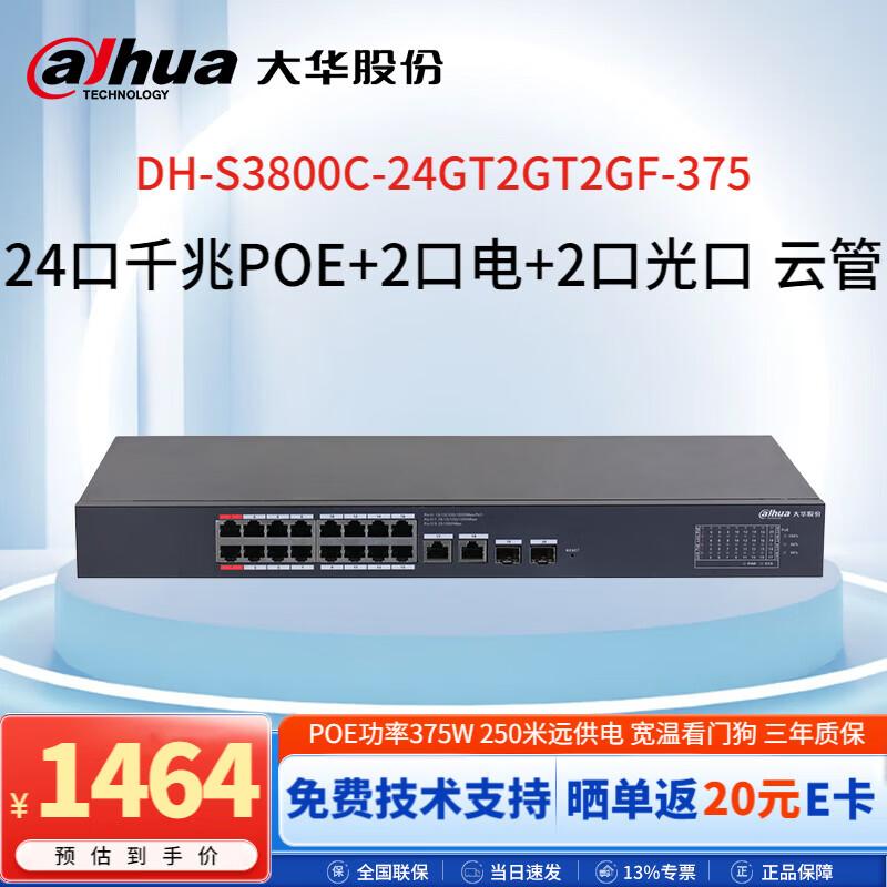 Dahua 24-Port Gigabit POE Cloud Managed Switch
Dahua 24-Port Gigabit POE Cloud Managed Switch