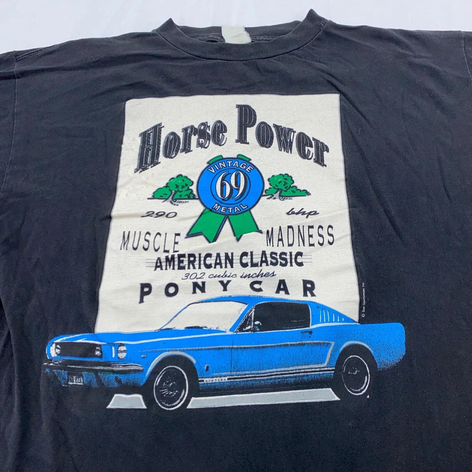 vintage 90s HORSE POWER MUSCLE MADNESS AMERICAN CLASSIC PONYCAR T-Shirt L/XL car 2XL
vintage 90s HORSE POWER MUSCLE MADNESS AMERICAN CLASSIC PONYCAR T-Shirt L/XL car 2XL