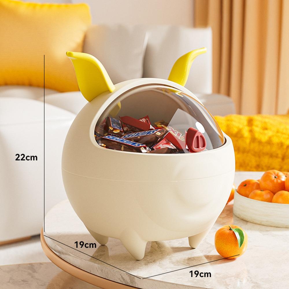 With Lid Desktop Waste Bin Multi-function Sundries Organizer Cute Hair Accessories Storage Rack білий
With Lid Desktop Waste Bin Multi-function Sundries Organizer Cute Hair Accessories Storage Rack білий