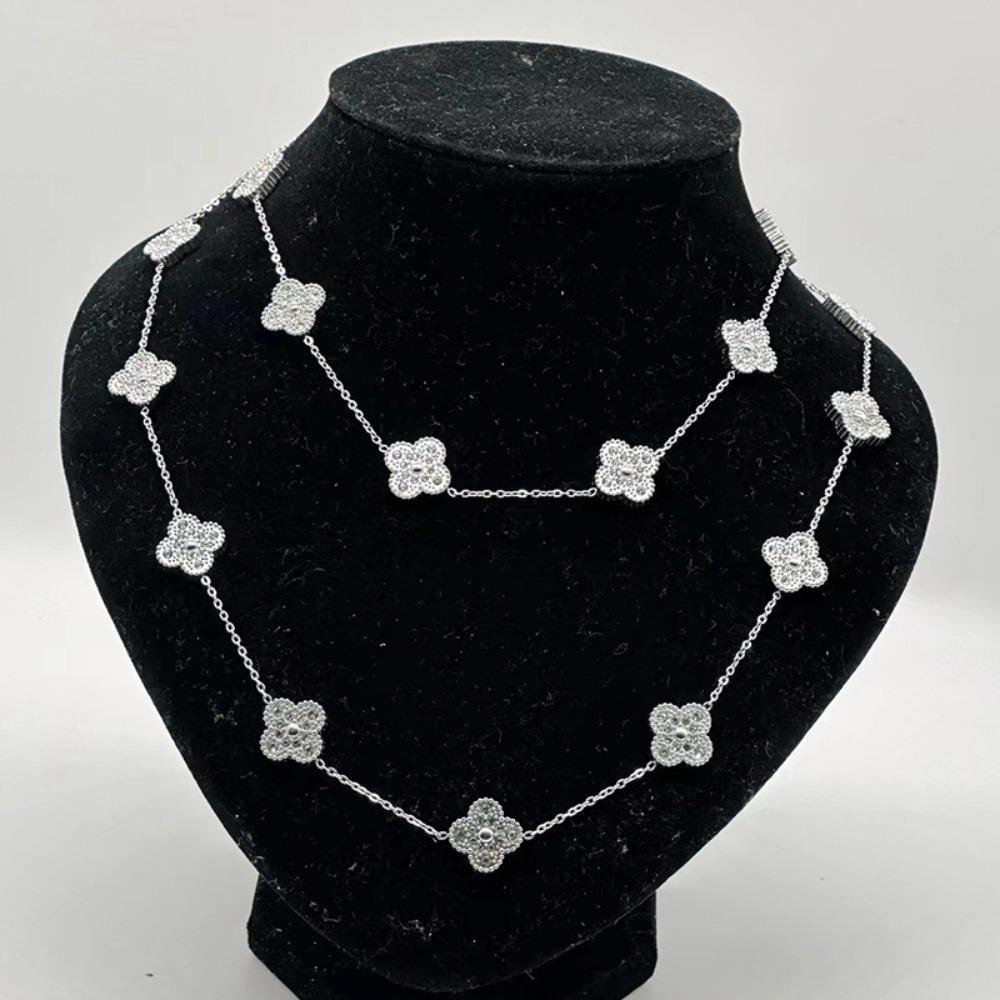 Lucky Four-leaf Clover Necklace Sweater Chain Women s Fashion Versatile Long Collarbone Chain Double-sided Shell Jewelry 13MM-90CM-small
Lucky Four-leaf Clover Necklace Sweater Chain Women s Fashion Versatile Long Collarbone Chain Double-sided Shell Jewelry 13MM-90CM-small