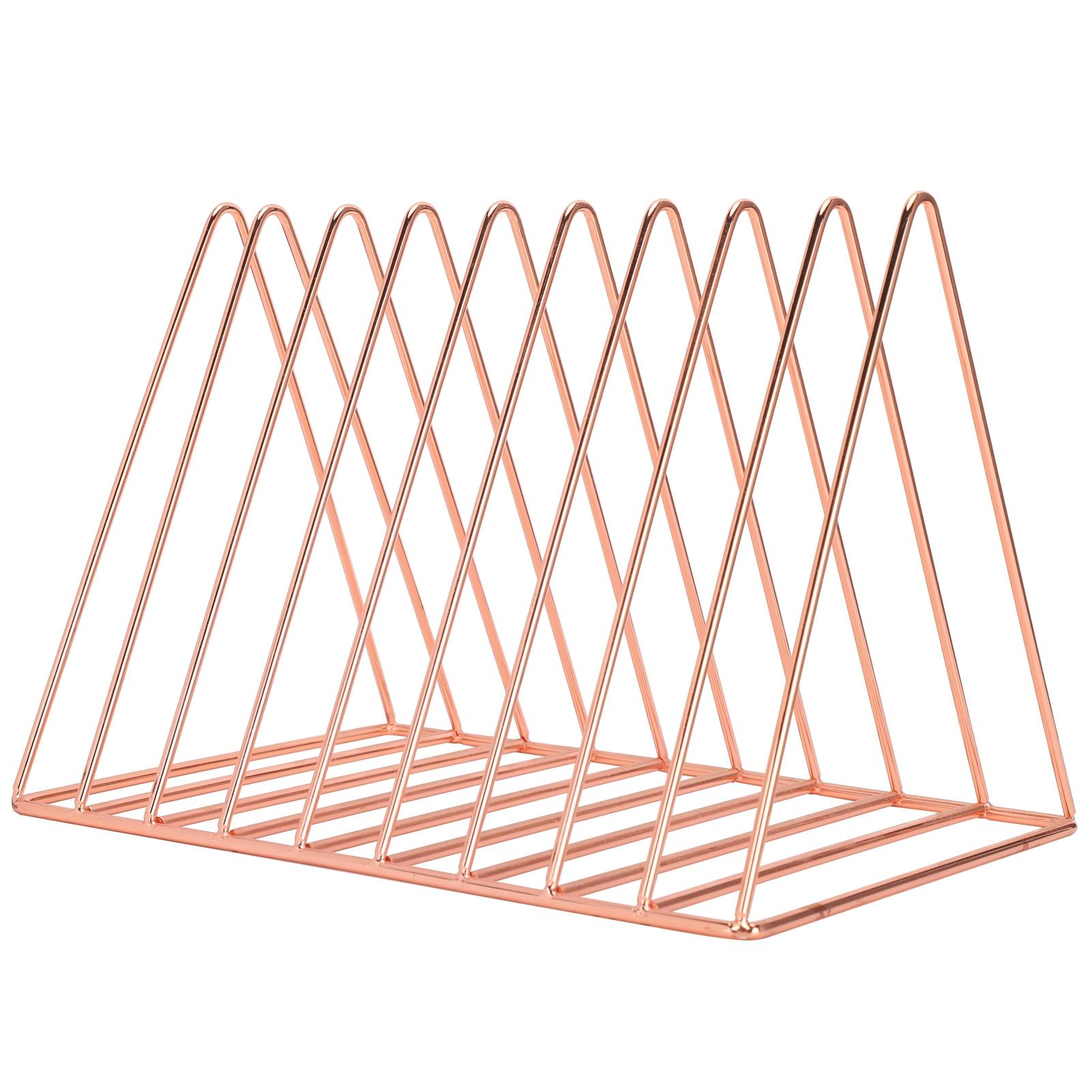 Треугольная книжная полка, металлический стол из розового золота, стеллаж для хранения книг, настольная книжная полка
Треугольная книжная полка, металлический стол из розового золота, стеллаж для хранения книг, настольная книжная полка