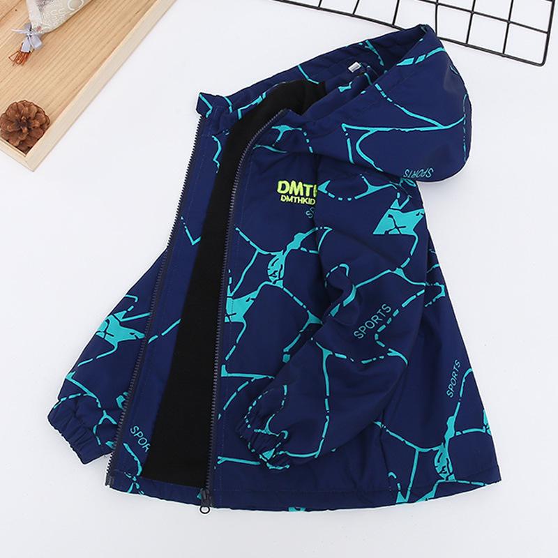 Boys Korean-Style Fleece Windbreaker - 2025 Spring/Autumn Trend 140 cm темно-синього кольору
Boys Korean-Style Fleece Windbreaker - 2025 Spring/Autumn Trend 140 cm темно-синього кольору