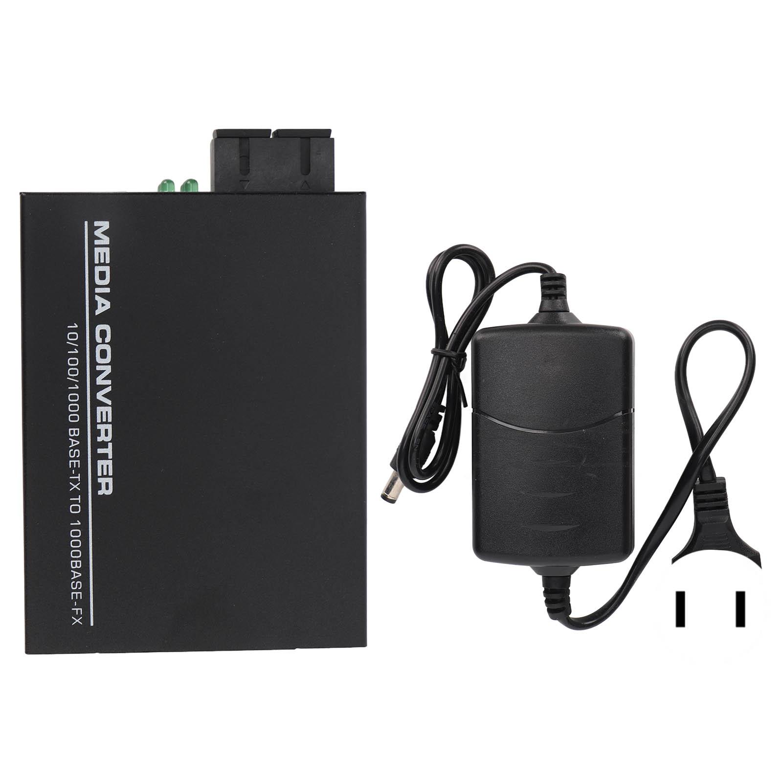 Ethernet Switch Converter 850nm 1000Mbps SC 2 Fiber Multimode RJ45 Auto Negotiate Fiber Ethernet US Plug
Ethernet Switch Converter 850nm 1000Mbps SC 2 Fiber Multimode RJ45 Auto Negotiate Fiber Ethernet US Plug