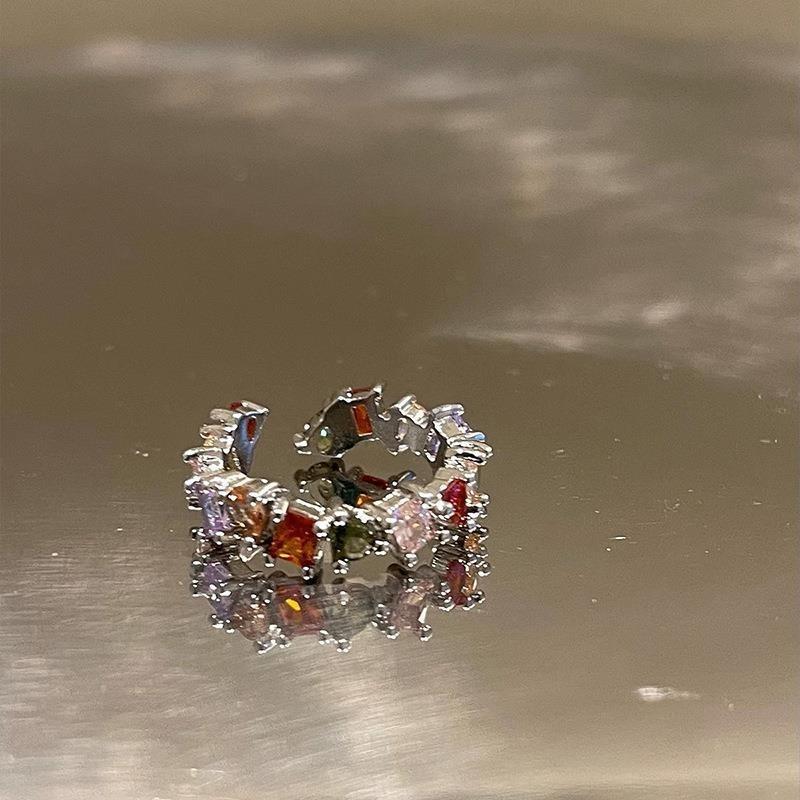 Dreamy Rainbow Adjustable Open Ring For Women With Chic Geometric Design And Trendy Style
Dreamy Rainbow Adjustable Open Ring For Women With Chic Geometric Design And Trendy Style