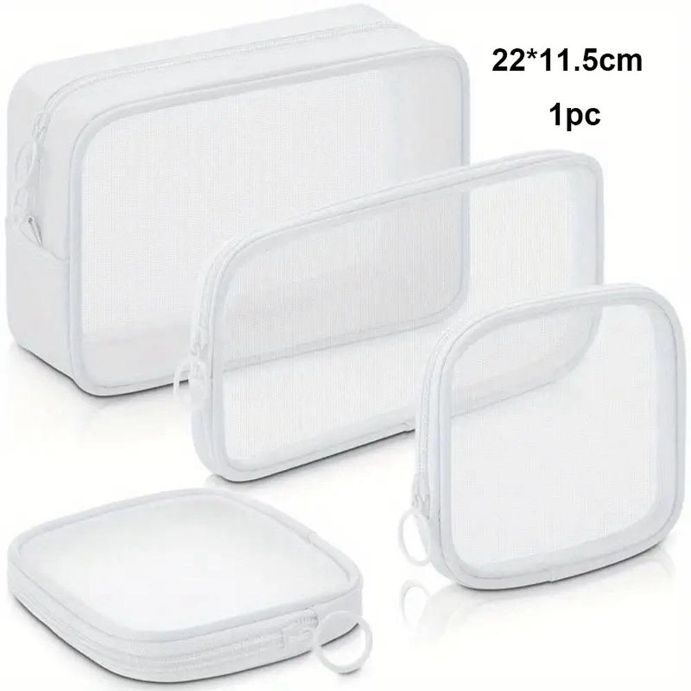 Multifunction Mesh Makeup Bag Transparent Lipstick Organizer Bags New Ladies Toiletry Storage Bag White 22*11.5cm
Multifunction Mesh Makeup Bag Transparent Lipstick Organizer Bags New Ladies Toiletry Storage Bag White 22*11.5cm