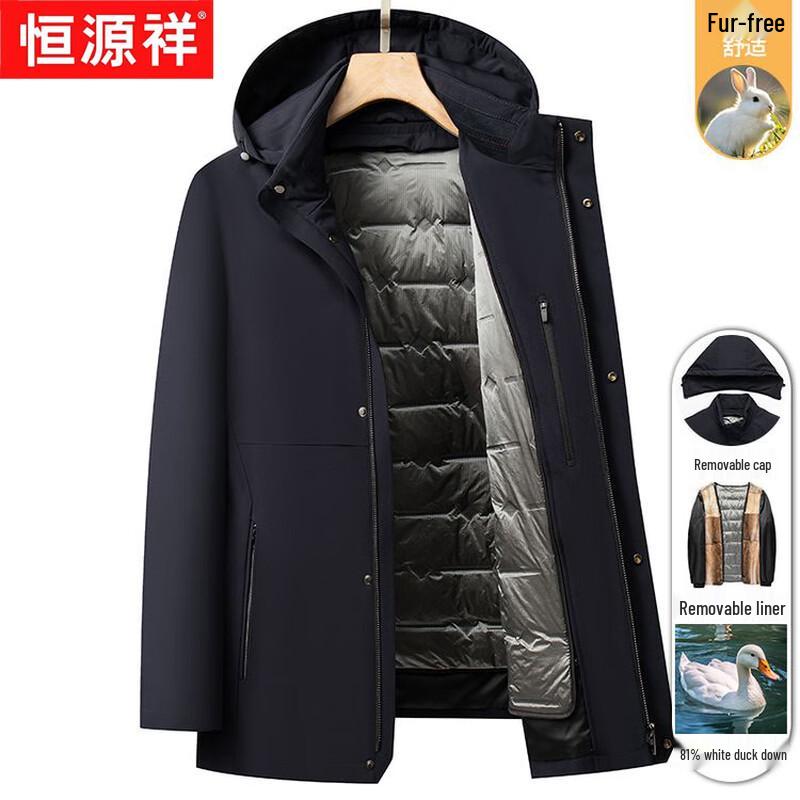 Hengyuanxiang Men s Detachable Rabbit Fur Lined Winter Parka 3XL
Hengyuanxiang Men s Detachable Rabbit Fur Lined Winter Parka 3XL
