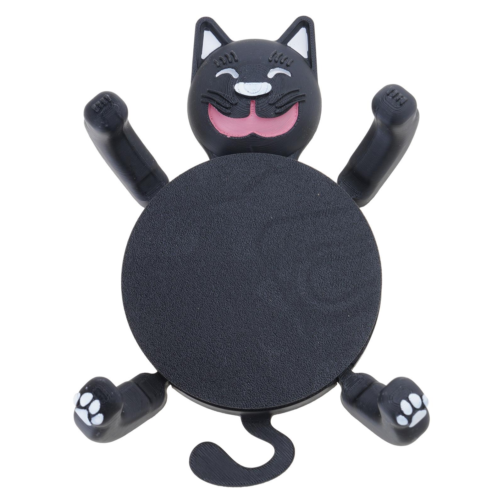 Милые подставки для кошек, 3D-печатные подставки для кружек для напитков, причудливое украшение кофейного столика, идеально для любителей кошек чёрный
Милые подставки для кошек, 3D-печатные подставки для кружек для напитков, причудливое украшение кофейного столика, идеально для любителей кошек чёрный