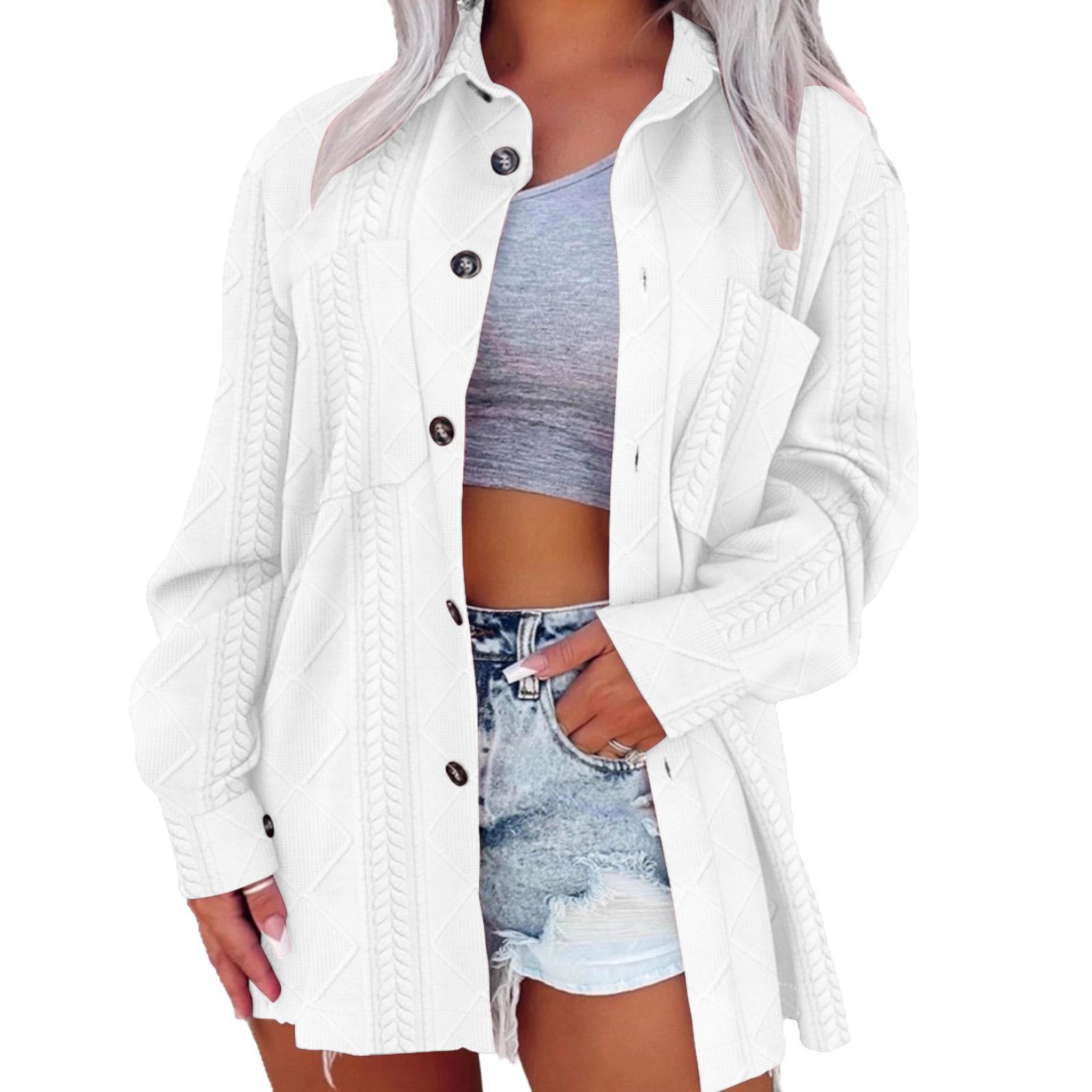 Fashionable Women s Collar Solid Color Button Pattern Knitted Jacket For Women S
Fashionable Women s Collar Solid Color Button Pattern Knitted Jacket For Women S