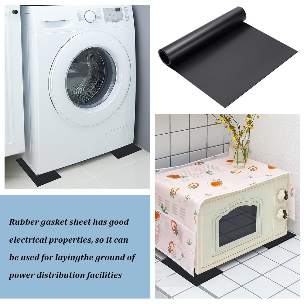 AHANDMAKER Solid Rubber Sheets with Adhesive Back,Silicone Rubber Sheet for DIY Gaskets, Crafts, Pads, Protection, Supports, Leveling, Seals, Liner,
AHANDMAKER Solid Rubber Sheets with Adhesive Back,Silicone Rubber Sheet for DIY Gaskets, Crafts, Pads, Protection, Supports, Leveling, Seals, Liner,