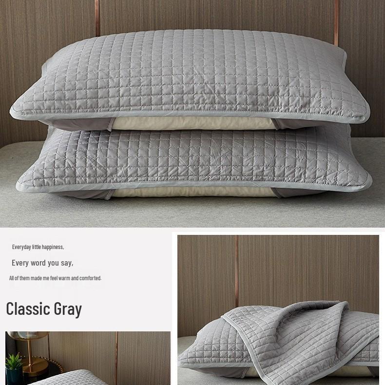 Anti-Mite, Anti-Sweat Quilted Pillowcase: Home Use Protector Against Dirt & Oil 48cm x 74cm
Anti-Mite, Anti-Sweat Quilted Pillowcase: Home Use Protector Against Dirt & Oil 48cm x 74cm