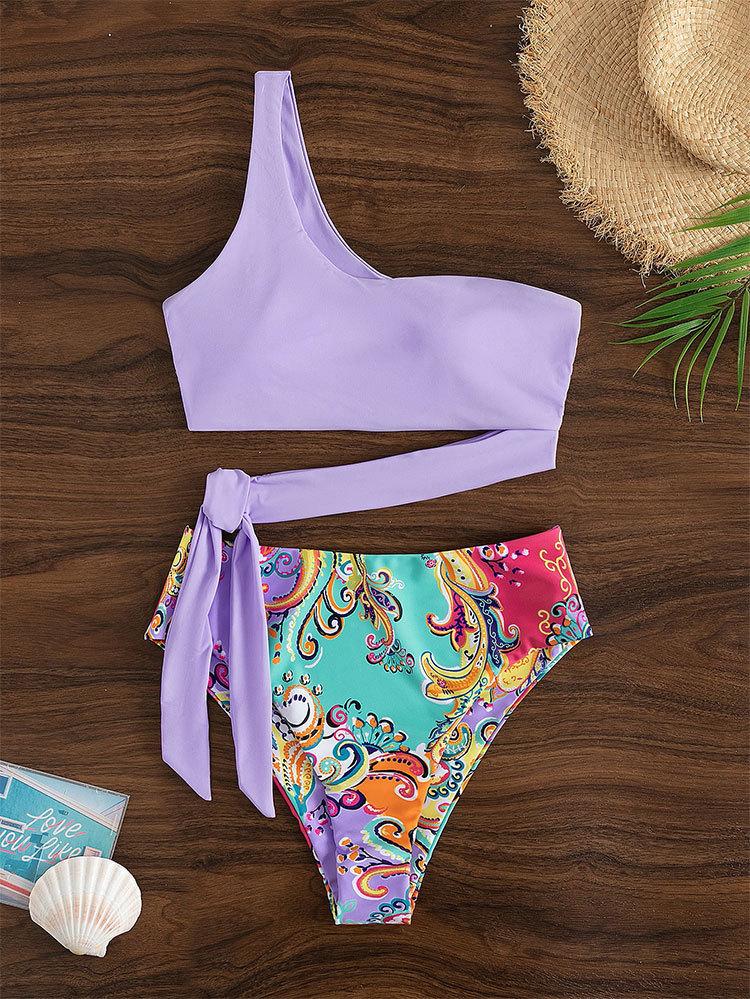 TS JYL-SW129 Printed Two-Piece Bikini, High-Waist One Shoulder Swimwear XL джинсовый
TS JYL-SW129 Printed Two-Piece Bikini, High-Waist One Shoulder Swimwear XL джинсовый