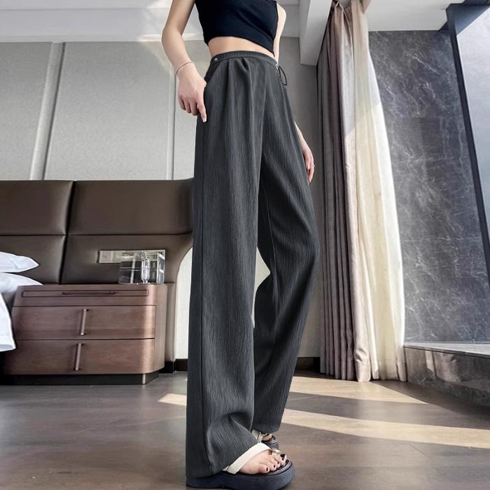 Maternity Pants for Summer Thin Styles Without Abdomen Straight Wide-leg Pants for Summer Ice Silk Pants Drooping Casual Pants Summer Clothing S чёрный
Maternity Pants for Summer Thin Styles Without Abdomen Straight Wide-leg Pants for Summer Ice Silk Pants Drooping Casual Pants Summer Clothing S чёрный