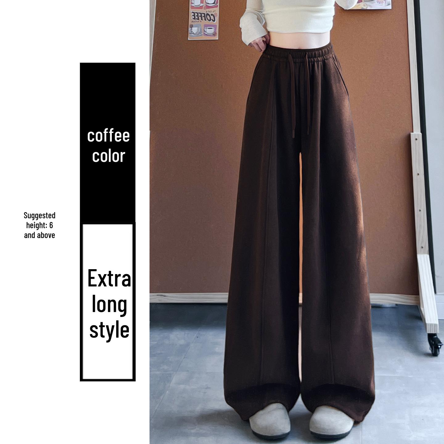 Petite High-Waisted Dark Gray Plus Velvet Wide-Leg Pants for Women - Spring 2026 Collection XL
Petite High-Waisted Dark Gray Plus Velvet Wide-Leg Pants for Women - Spring 2026 Collection XL