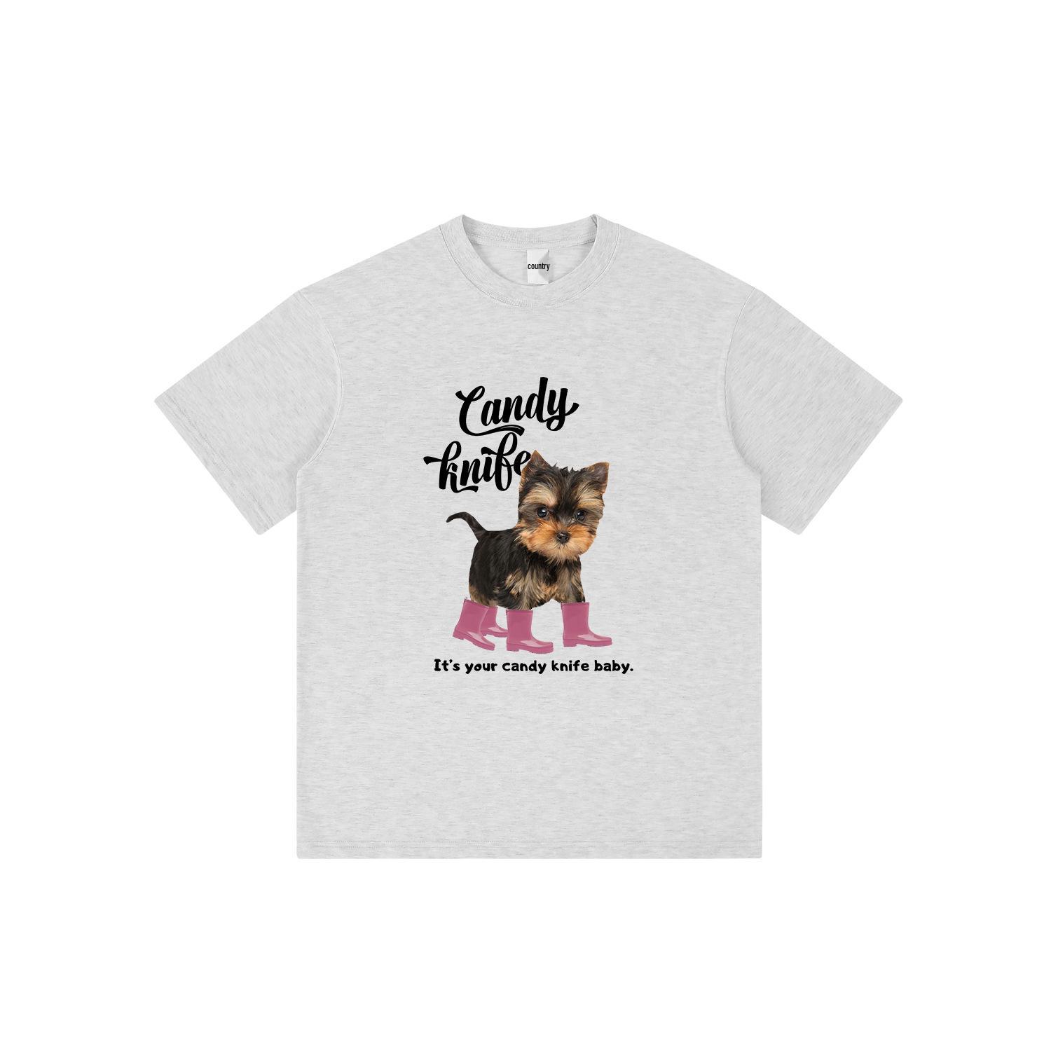 Trendy American Heavy Cotton Dog Print T-Shirt - Unisex Summer Loose Fit Double Extra Large бежевий
Trendy American Heavy Cotton Dog Print T-Shirt - Unisex Summer Loose Fit Double Extra Large бежевий