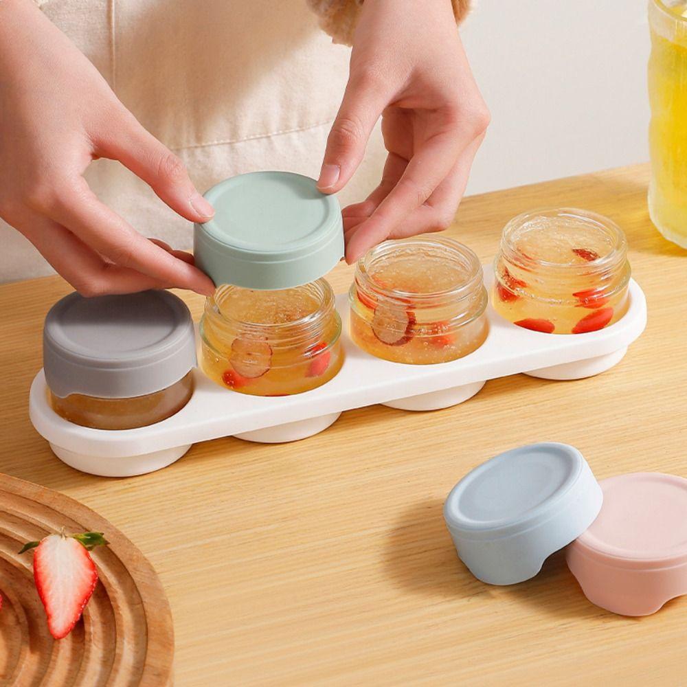 4Pcs Portable Yogurt Containers with Base Oat Glass Cup New Bird s-nest Bottles 4Pcs/Set
4Pcs Portable Yogurt Containers with Base Oat Glass Cup New Bird s-nest Bottles 4Pcs/Set