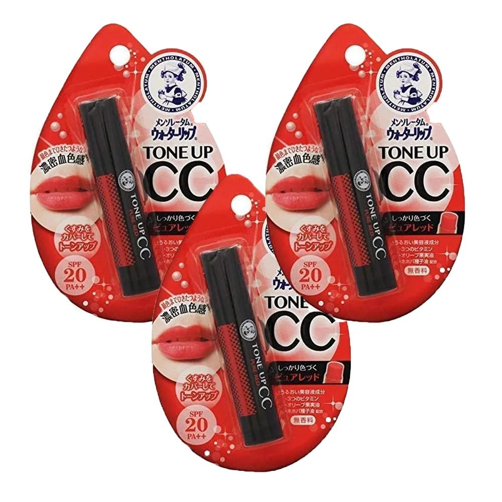 Mentholatum Water Lip CC Pure Red 4.5g x3
Mentholatum Water Lip CC Pure Red 4.5g x3