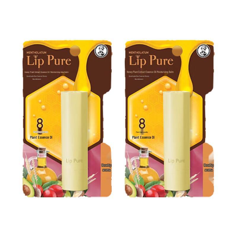 Mentholatum Rosehip Honey Lip Balm Twin Pack
Mentholatum Rosehip Honey Lip Balm Twin Pack