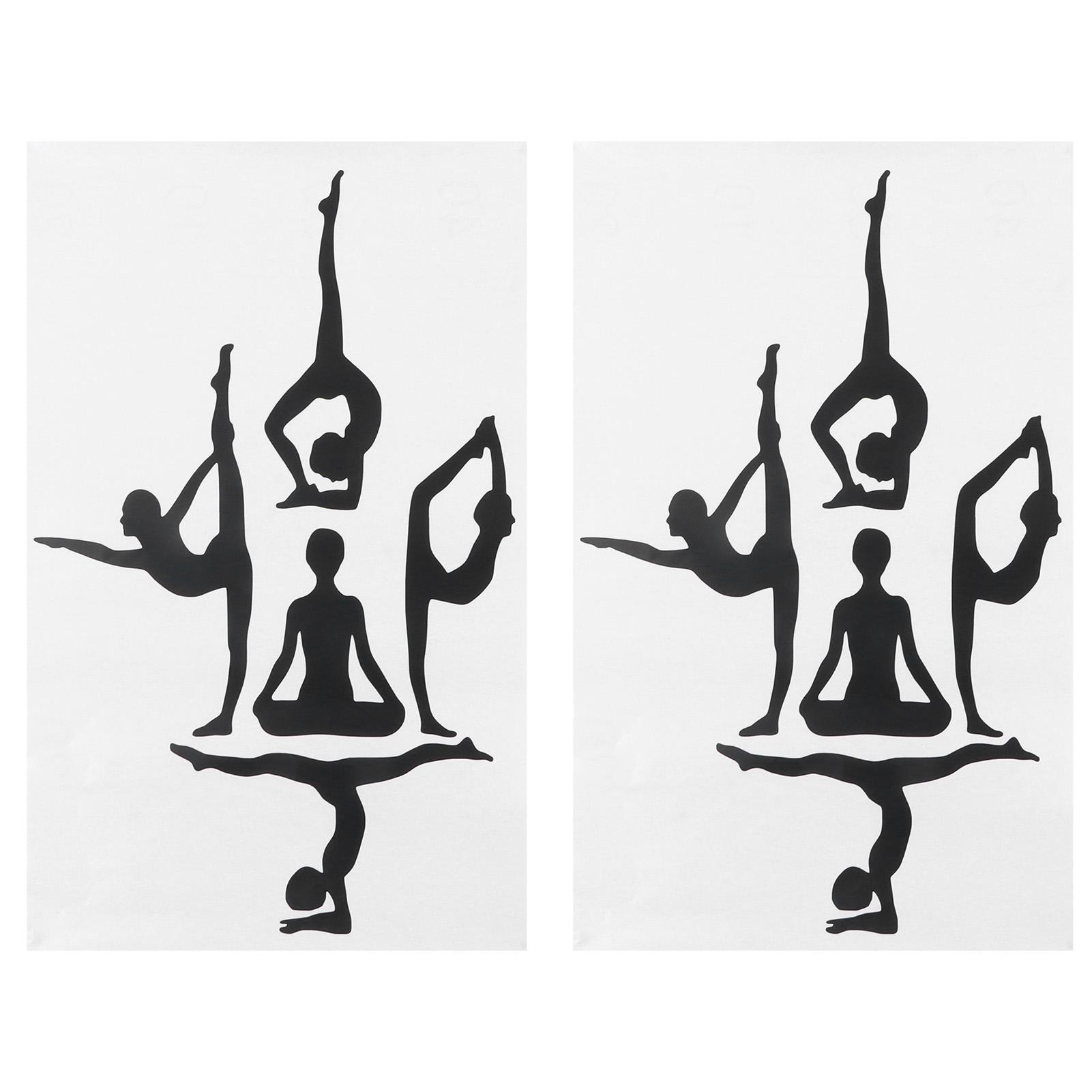 2Set Yoga Pose Wall Sticker Pattern Art Mural Decoration for Living Room Bedroom Study
2Set Yoga Pose Wall Sticker Pattern Art Mural Decoration for Living Room Bedroom Study