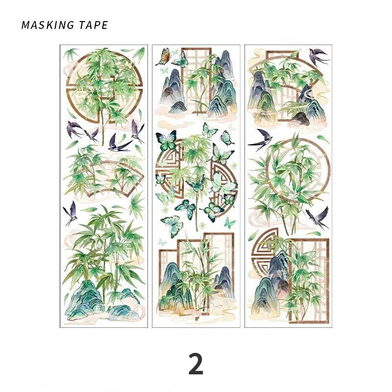 Mr. Paper 4 Style Ancient Style Flower and Bird Strip Tape PET Creative Hand Account Decoration Material Stickers Stationery
Mr. Paper 4 Style Ancient Style Flower and Bird Strip Tape PET Creative Hand Account Decoration Material Stickers Stationery