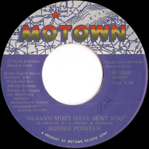 7inch Record BONNIE POINTER - Heaven Must Have Sent You M1459F Motown 1979 US Soul/Funk Used
7inch Record BONNIE POINTER - Heaven Must Have Sent You M1459F Motown 1979 US Soul/Funk Used